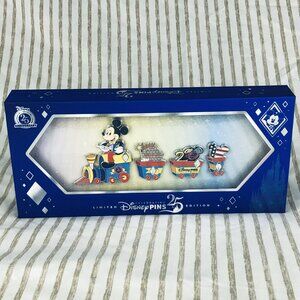 Yesterday to Today Train 4-Pin Boxed Set Limited Edition 250 LE 250 Disney